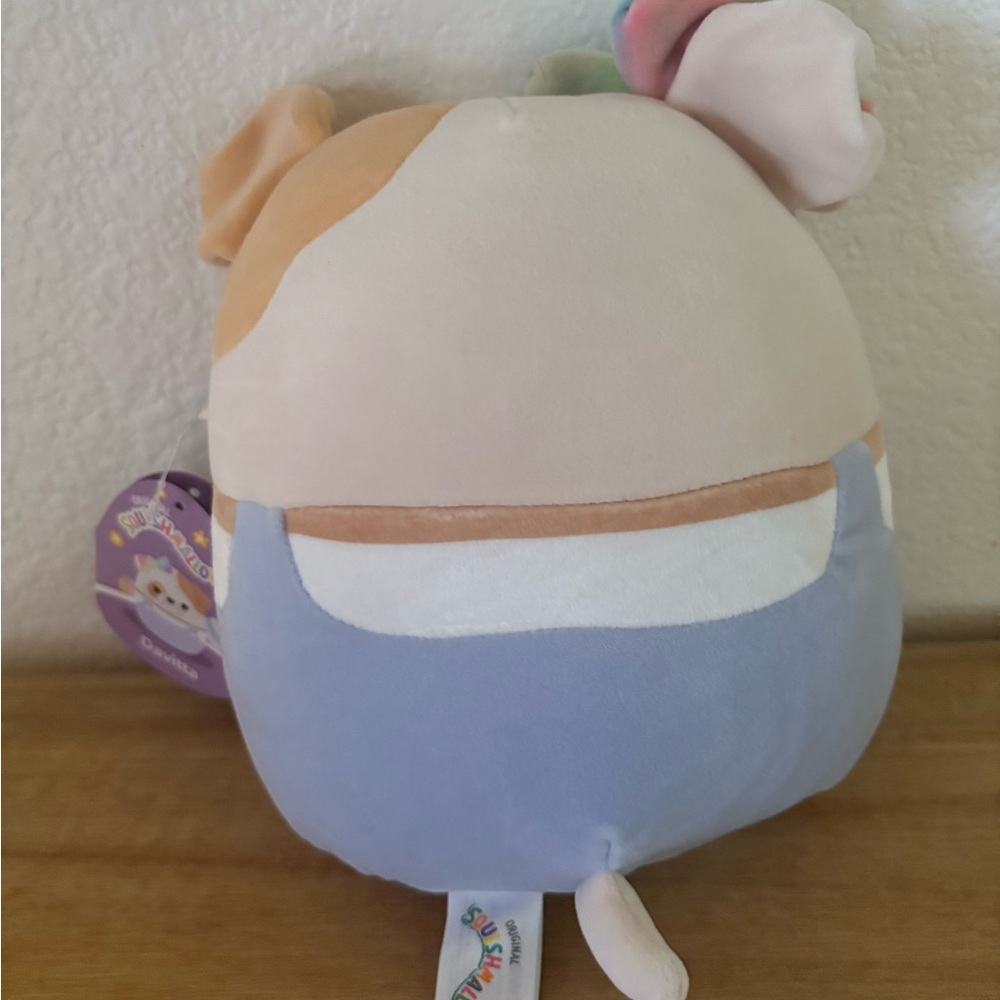 Squishmallows Blue and Tan Stuffed Animal Bear - Picture 3 of 5